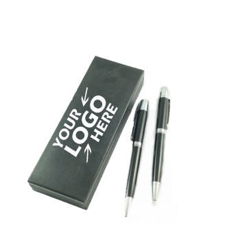  Ballpoint pen and pencil set with gift box